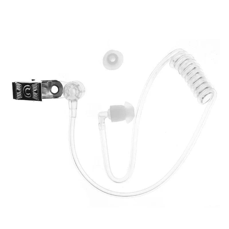 2 Pin PTT MIC Headset Covert Acoustic Tube In-ear Earpiece For Kenwood TYT Baofeng UV-5R BF-888S CB Radio Accessories