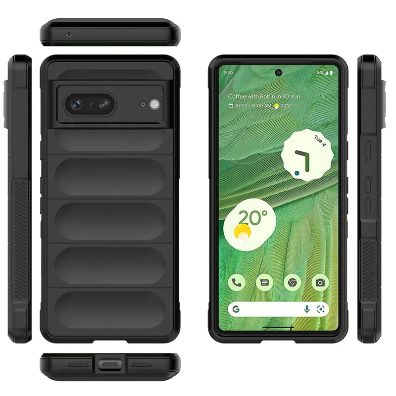 For Google Pixel 7 Case Google Pixel 7 Pro 6A Cover Cases Skin-Friendy Shockproof Silicone Phone Back Cover For Google Pixel 7