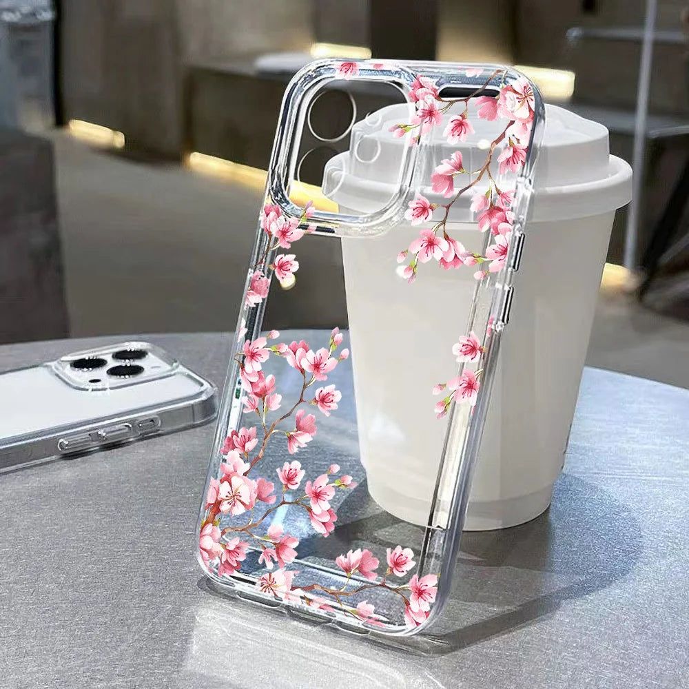 Clear Case For Samsung Galaxy A54 5G A55 A35 A34 A15 S24 Ultra S23 FE S22 S21 S25 Plus A16 A06 A05 Soft Shockproof Fundas Cover