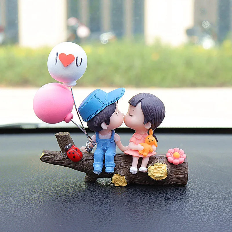 1pc New Tree Branch Couple Car Decoration Creative Car Decoration Fashion Creative Car Accessories Automotive ornaments