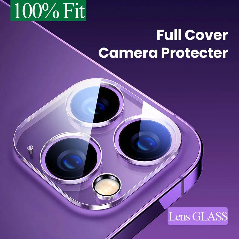 "Scratch-Resistant iPhone Camera Lens Protectors (1–5pcs) – Tempered Glass for iPhone 11–16 Pro, Pro Max, Plus"