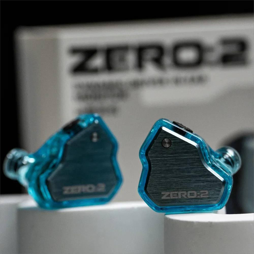 7Hz X Crinacle Zero 2 Updated 10mm Dynamic Driver IEM Wired Earbuds Earphones Gaming Earbuds with OFC IEM Cable for Musician