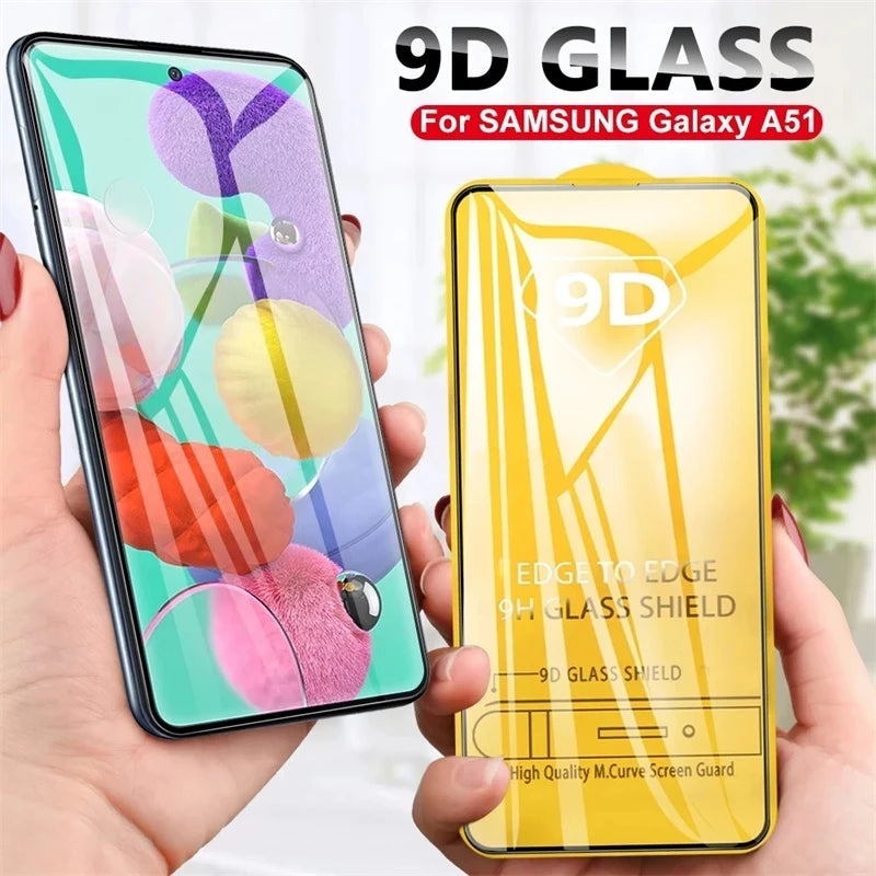 3PCS 9D Tempered Glass For Samsung Galaxy A55 A56 5G A36 A26 A16 A35 A54 A15 A25 A34 A24 A14 A53 A33 A52 A13 9H Screen Protector
