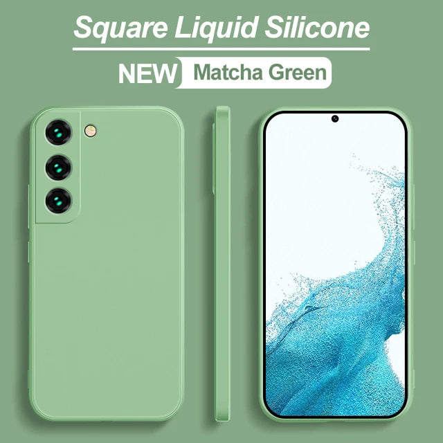 Soft Liquid Silicone Case For Samsung Galaxy S21 S23 S10 Plus S20 FE S10E S22 Note 20 Ultra Cover