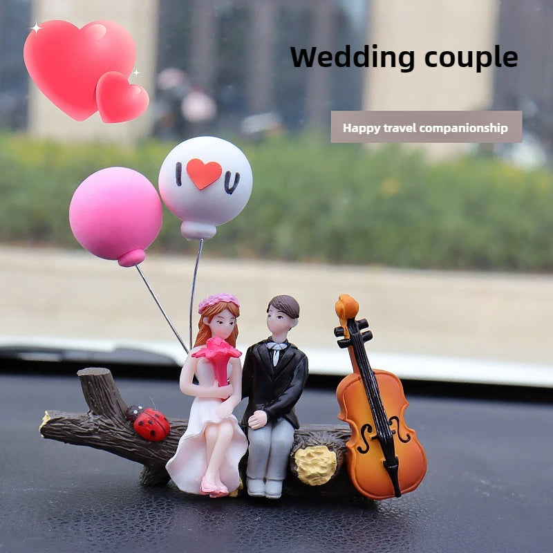 1pc New Tree Branch Couple Car Decoration Creative Car Decoration Fashion Creative Car Accessories Automotive ornaments