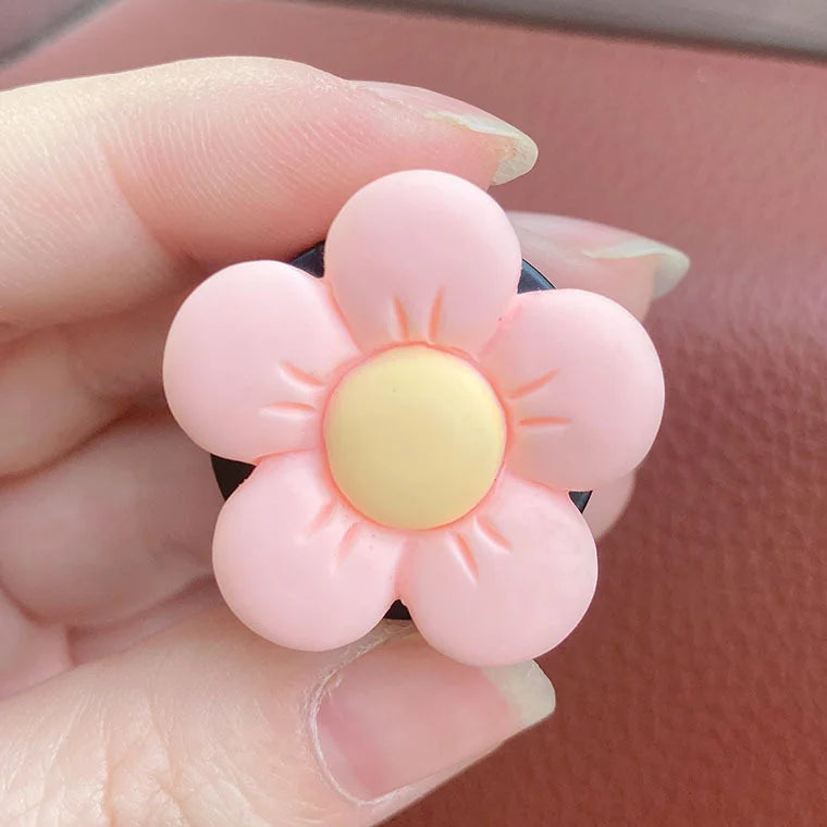 6/3/1PC Set Flower Car Outlet Vent Clip Small Daisy Air Conditioning Clip Car Interior Decoration Aromatherapy Perfume Clip Gift