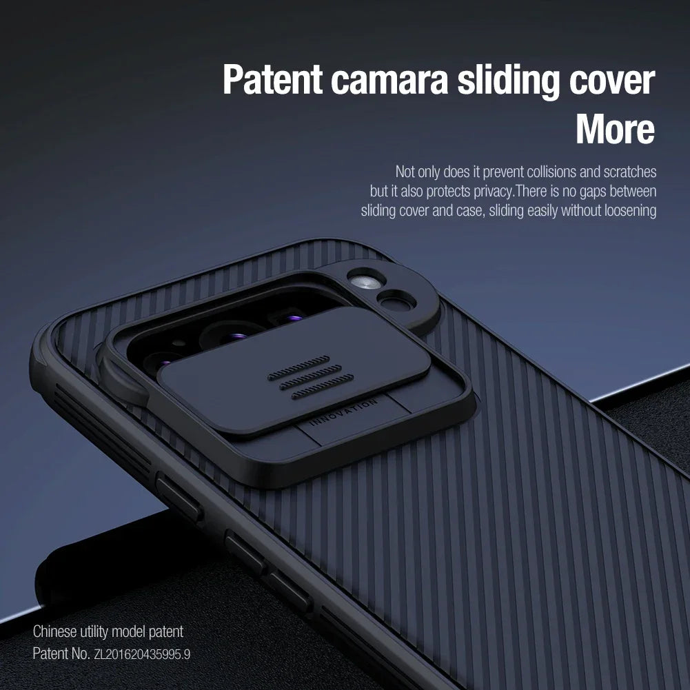 Nillkin For Google Pixel 9 Pro XL Pixel9Pro CamShield Pro Case with Slide Camera Cover Protector Hard PC+TPU Cover
