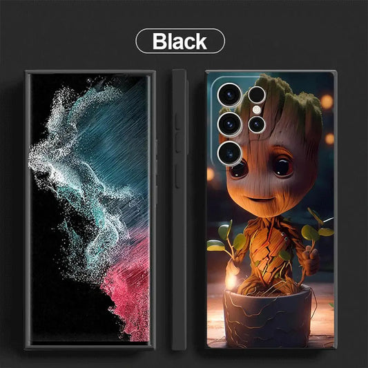 Marvel Iron Man Cover Phone Case for Samsung Galaxy S24 Ultra S22 S23 Ultra S21 S20 FE 5G Protective Soft Cases Cute