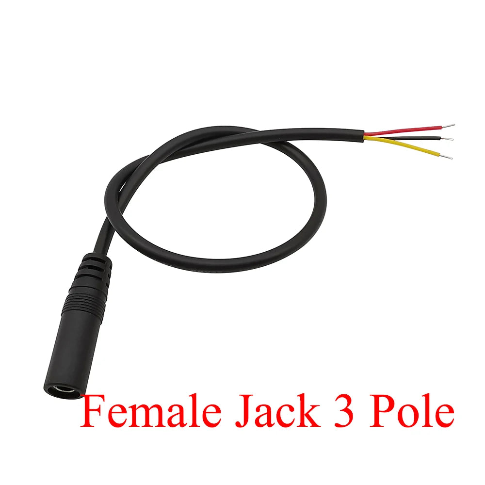 1/2/3/5Pcs 3.5mm Audio Cable Connector 2 3 4 Pole Mono Stereo Male Plug Female Jack Extension Wire AUX Headphone DIY Repair 30cm