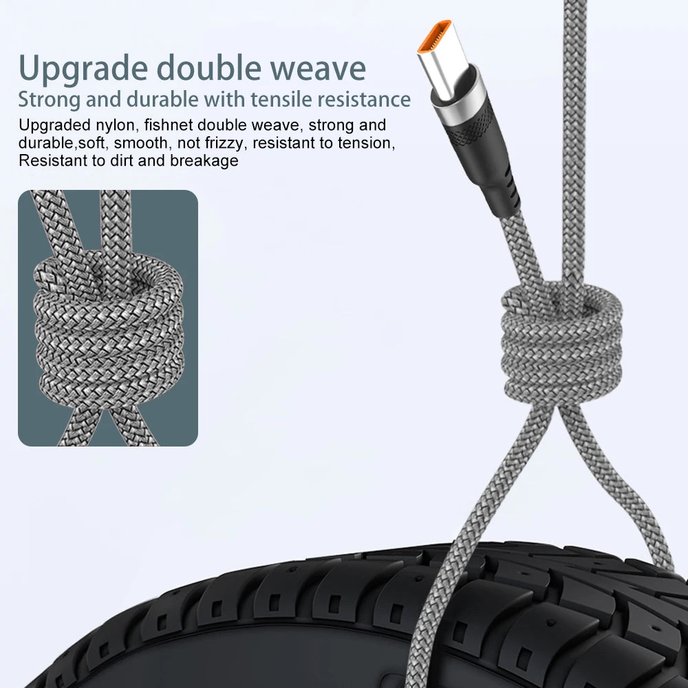 USB TYPE C Fast Charge Cable Android Micro USB line USB to LIGHTNING Extend Charging Cable for iPhone 14 Xiaomi OnePlus Samsung
