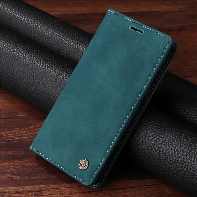 Leather Flip Phone Case For Samsung Galaxy S9 S10 Plus S20 S21 FE S22 S23 S24 Ultra Note 9 10 Plus 20 Ultra Luxury Wallet Cover