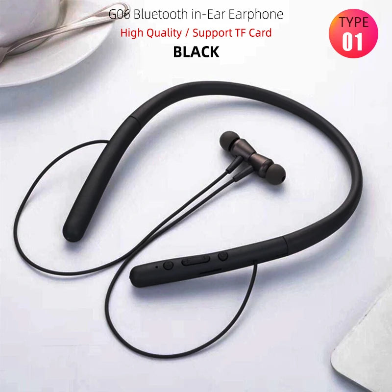 Wireless Earphone Bluetooth 5.0 Magnetic Neckband Headphone IPX5 Waterproof Sport Headset with Noise Cancelling Mic For Samsung