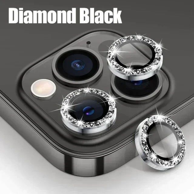 3Pcs Metal Lens Protector Glass For iPhone 16 13 12 11 14 15 Pro Max Mini Camera Lens Protection Film For iPhone 16 14 15 Plus