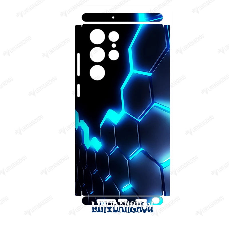 Colorful Decal Skin for Samsung Galaxy S24 S23 S25 Ultra A54 A52 A52S 5G Back Screen Protector Cover  Wrap Sticker