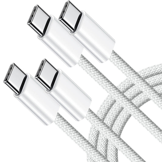 Type C to Type C Fast Charging PD 60W 1m 2m Mobile Phone Date Cable For Iphone15 16 17 Samsung Huawei USB C to C Charger Cable