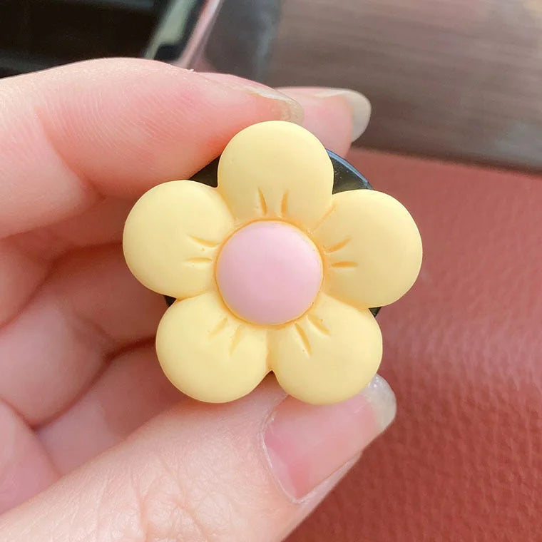 6/3/1PC Set Flower Car Outlet Vent Clip Small Daisy Air Conditioning Clip Car Interior Decoration Aromatherapy Perfume Clip Gift