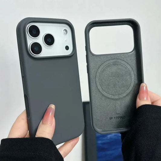 Official Liquid Silicone Magsafe Soft Phone Case For iPhone 17 Air 16 15 14 13 12 11 Pro Max Plus Magnetic Wireless Charge Cover