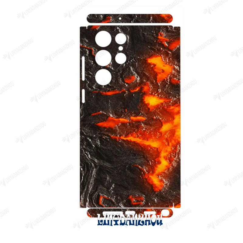 Colorful Decal Skin for Samsung Galaxy S24 S23 S25 Ultra A54 A52 A52S 5G Back Screen Protector Cover  Wrap Sticker