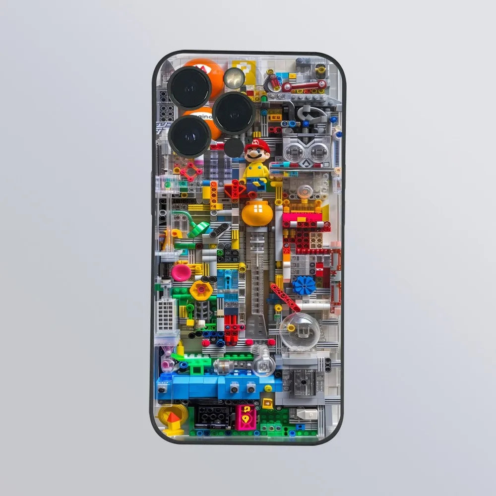 Super M-MarioS Bros Game Phone Case For IPhone 16 15 14 13 12 11 Pro Max Plus Mini Frosted Soft Shell Funda