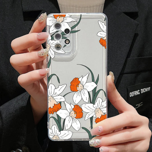 Cherry Case For Samsung A54 A53 A52 A55 A51 A35 A34 A33 A32 A21S A15 A14 A13 A12 Cases Galaxy S22 S23 Ultra S24 S21 Plus S20 FE