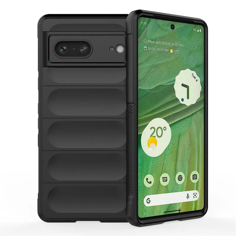 For Google Pixel 7 Case Google Pixel 7 Pro 6A Cover Cases Skin-Friendy Shockproof Silicone Phone Back Cover For Google Pixel 7