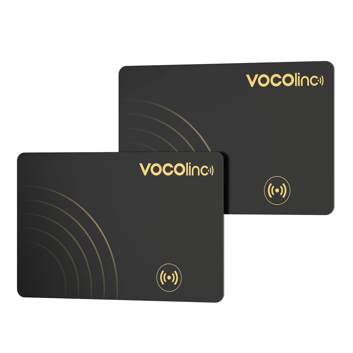 2Pcs VOCOlinc Wallet Tracker Card, GPS Locator Smart Tag, Find My (IOS Only), Key Finder Bluetooth Tracker, No Charging Required