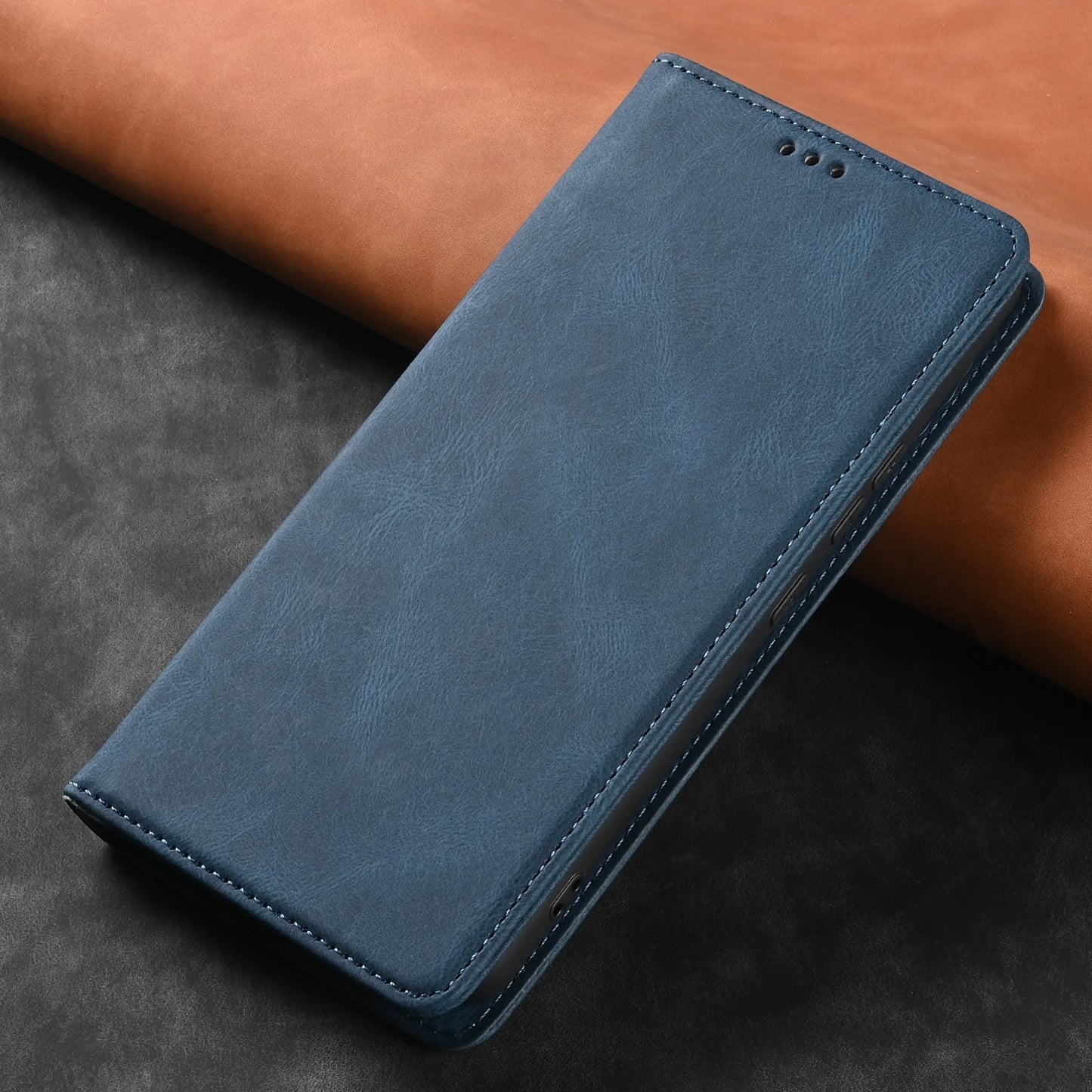 Leather Flip Wallet Case For Samsung Galaxy S26 S23 S22 S21 S20 FE S24 Plus S25 Ultra Book Case Cards Holder Funda Protect Cover