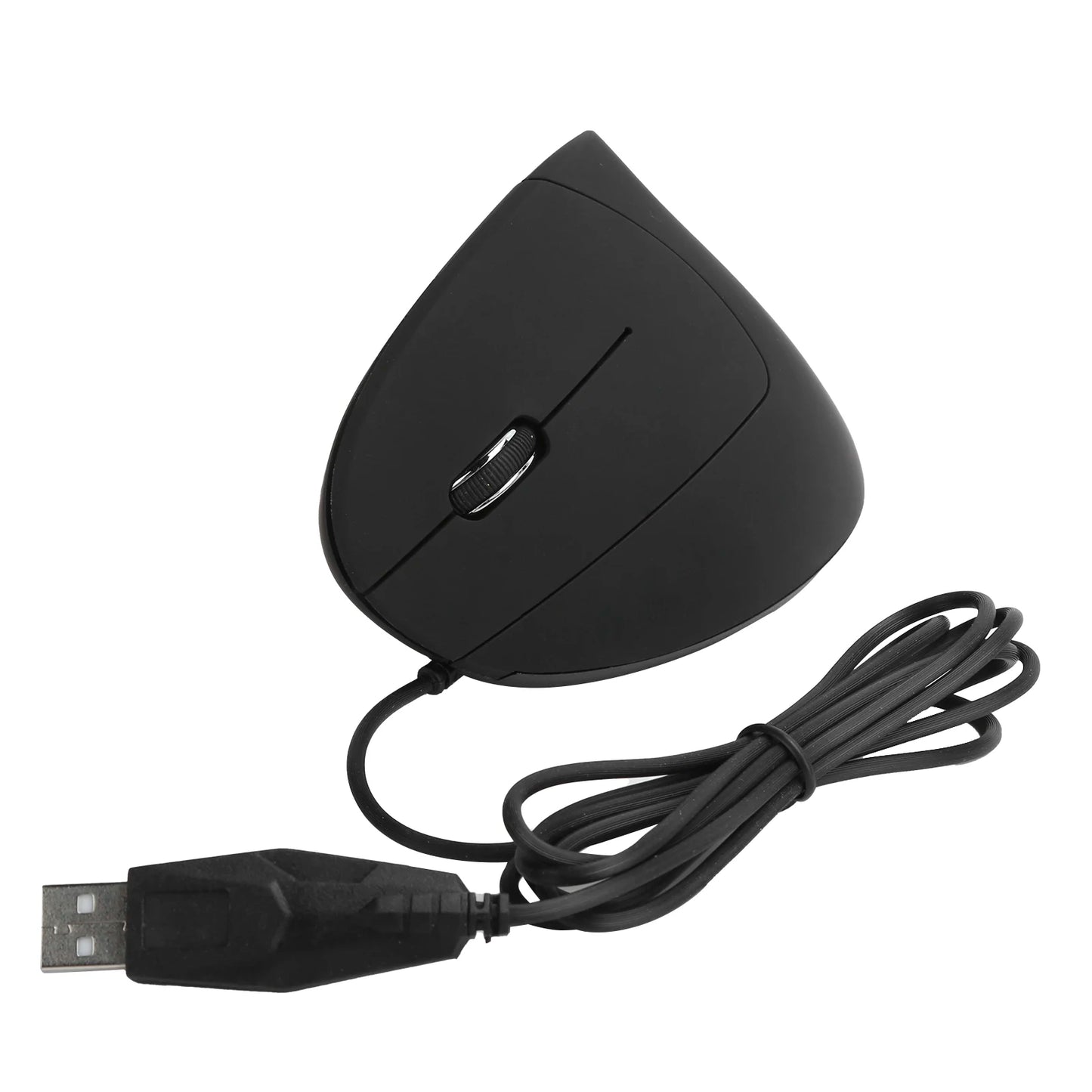 Left Handed Vertical Mouse USB Wired Ergonomic Optical Mouse 800 1200 1600DPI 6 keys for PC Computer Laptop Desktop