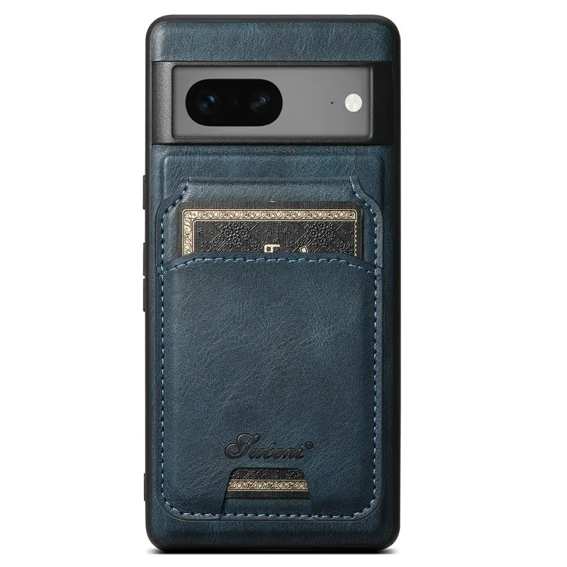 Magsafe Wallet Phone Case Card Holder Leather Magnetic Pocket Cover Case For Google Pixel 9 10 Pro 8 7 6 Pro 6A 7A Pixel8Pro