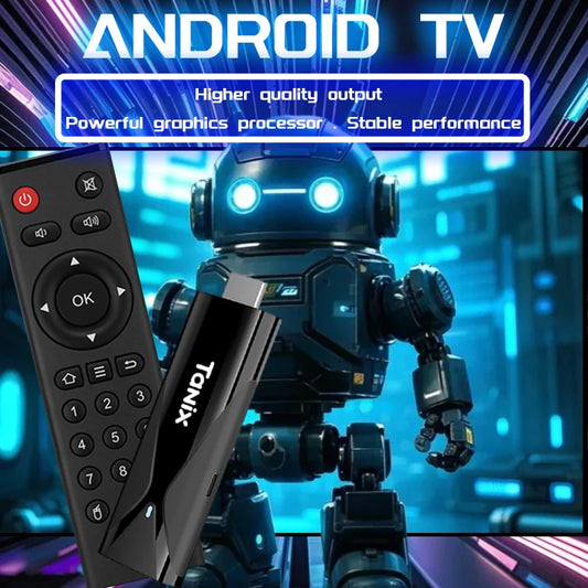 TANIX TX8 Smart TV Box Android 10 TV Stick Allwinner H313 2GB 16GB 2.4G WIFI 4K MINI TV Dongle