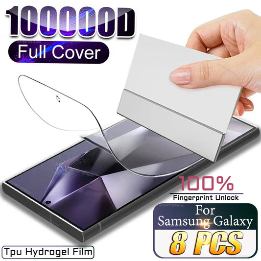 For Samsung Galaxy S25 S24 S23 S22 S21 S20 Plus Ultra FE Screen Protector Note 20 10 9 S10 A56 A55 A35 A54 A36 A15 A26 5G Film