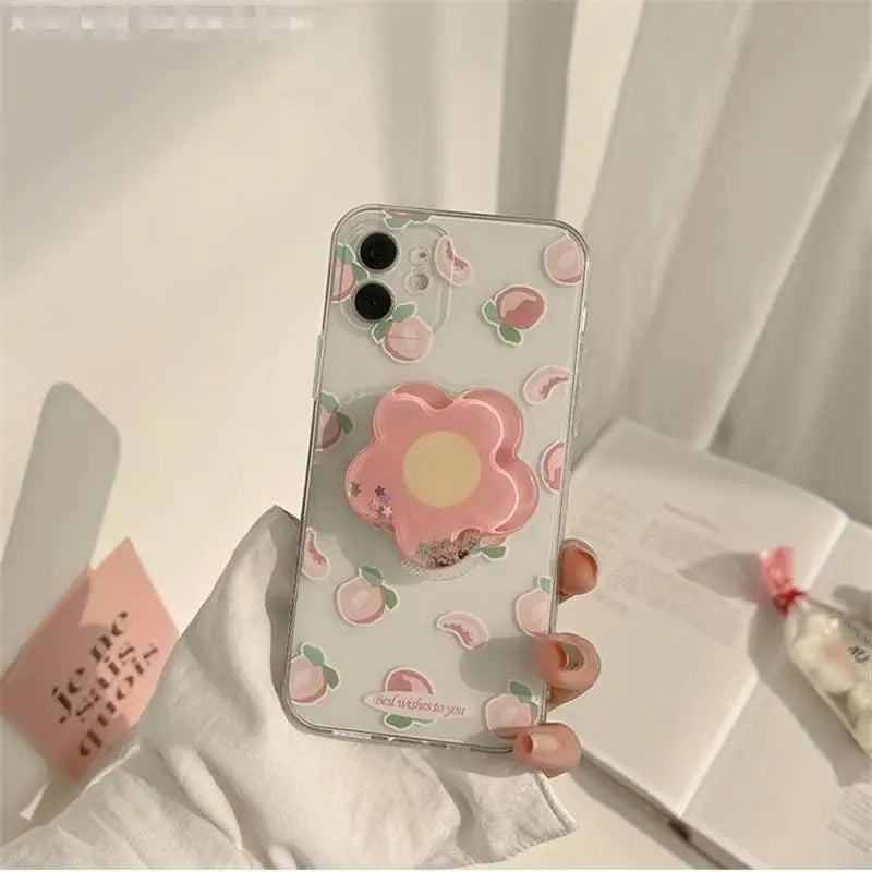 Smile Phone Case For Samsung Galalxy S25 S23 S24 S20 S21 S22 S10 Plus Ultra S21 S24 FE S24+ cover Casing With Bracket Holder