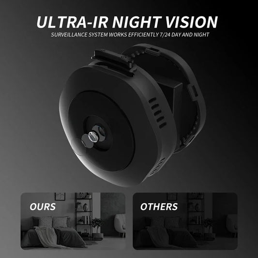 Mini IP Camera HD 1080P Covert Small Nanny Cam Video Voice Recorder Indoor Portable Security CCTV Camera for Home and Office