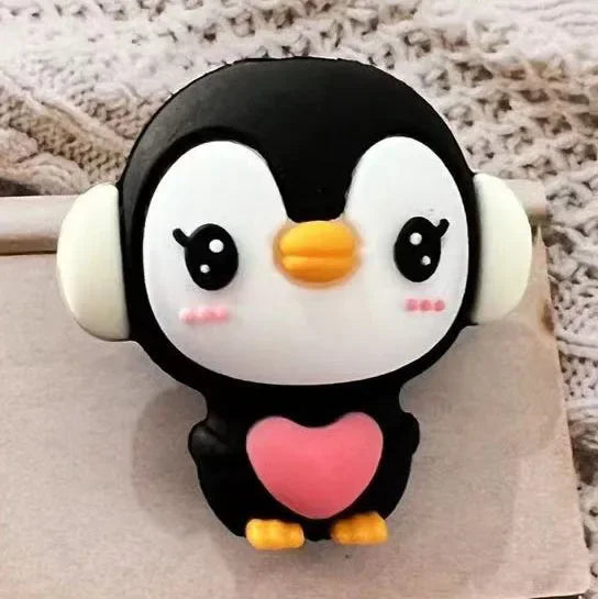 Penguin Cartoon Cable Protector Cute Charger Protector Cable Winder Organizer Data Line Cord Protective Cover For iPhone