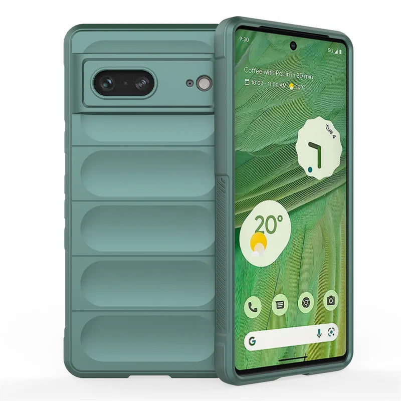 For Google Pixel 7 Case Google Pixel 7 Pro 6A Cover Cases Skin-Friendy Shockproof Silicone Phone Back Cover For Google Pixel 7