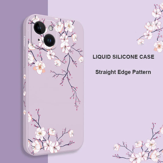 Plum Blossom Phone Case For iPhone 16 15 14 13 12 11 Plus Pro Max Mini X XR XS Plus Cover