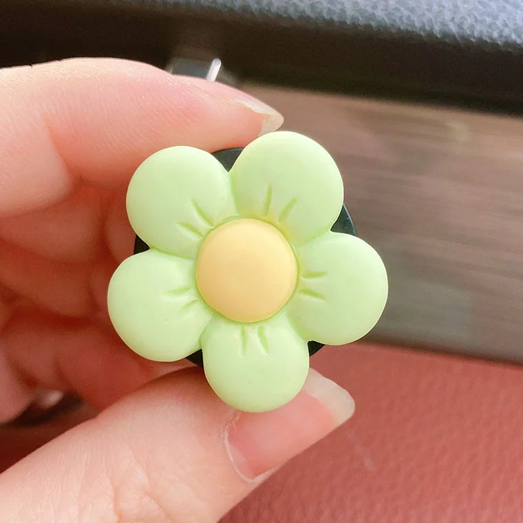 6/3/1PC Set Flower Car Outlet Vent Clip Small Daisy Air Conditioning Clip Car Interior Decoration Aromatherapy Perfume Clip Gift