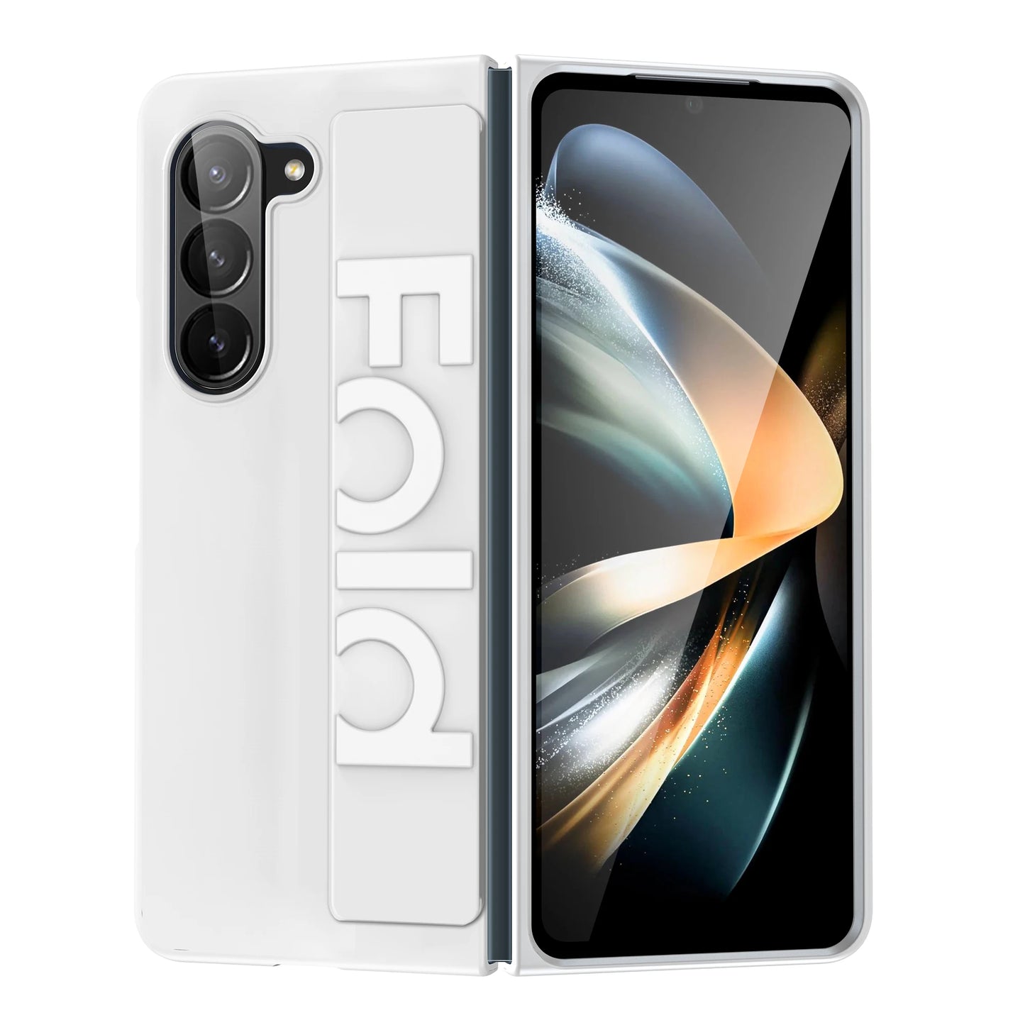 Luxury Ultra-thin Matte Silicone Wrist Strap Case For Samsung Galaxy Fold 7 6 5 4 3 5G Folding Shockproof Hard Back Cover