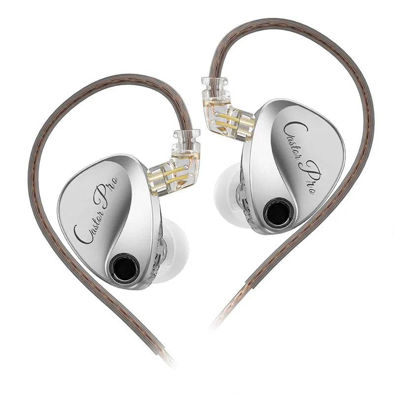 KZ Castor PRO 2DD Dynamic in Ear Earphones High-end Tunable Earphones Stets A New Benchmark for Hfi Sound Quality Bass Headsets