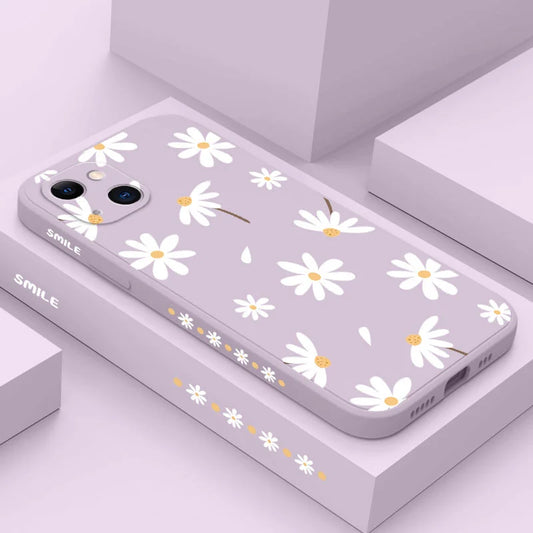 Plain Daisies Phone Case For iPhone 16 16e 15 14 13 12 11 Pro Max Mini X XR XS MAXCover