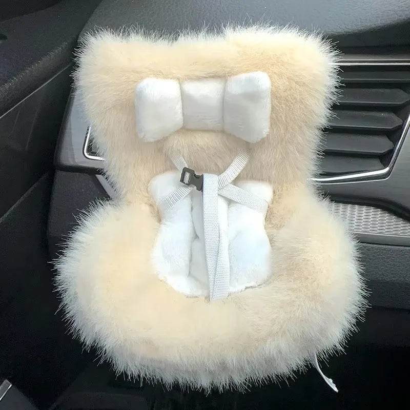 Car Doll Safety Seat for 17cm Cartoon Chair Model Car Seat Outlet Decor for Doll Car Interior Styling