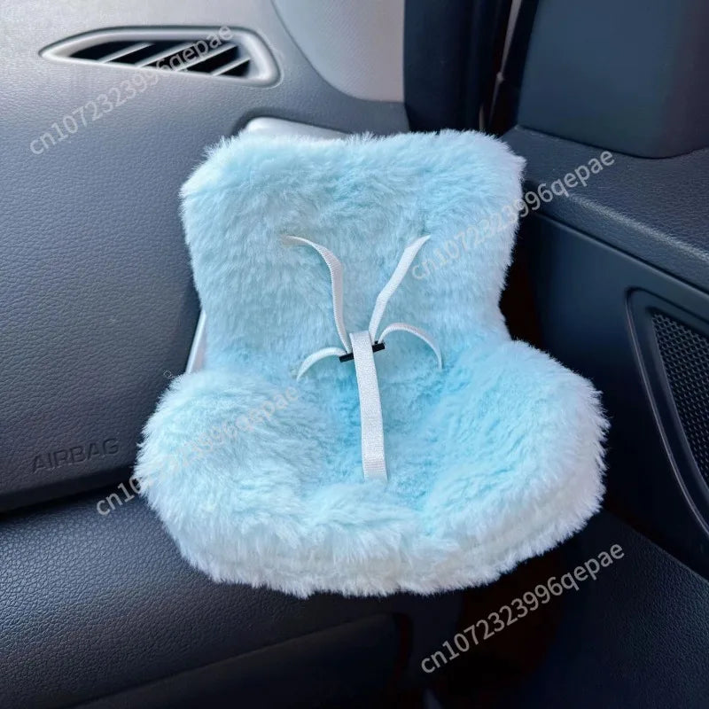 15-17cm Car Doll Seat For Labubu Doll Safety Seat Cute Doll Air Outlet Aromatherapy Decoration Car Interior Decoration