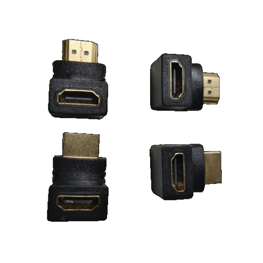 4K Adapter HDMI-compatible 90 Degree Right-angle Adapter 270 Degree Male To Female Elbow Connector Converter