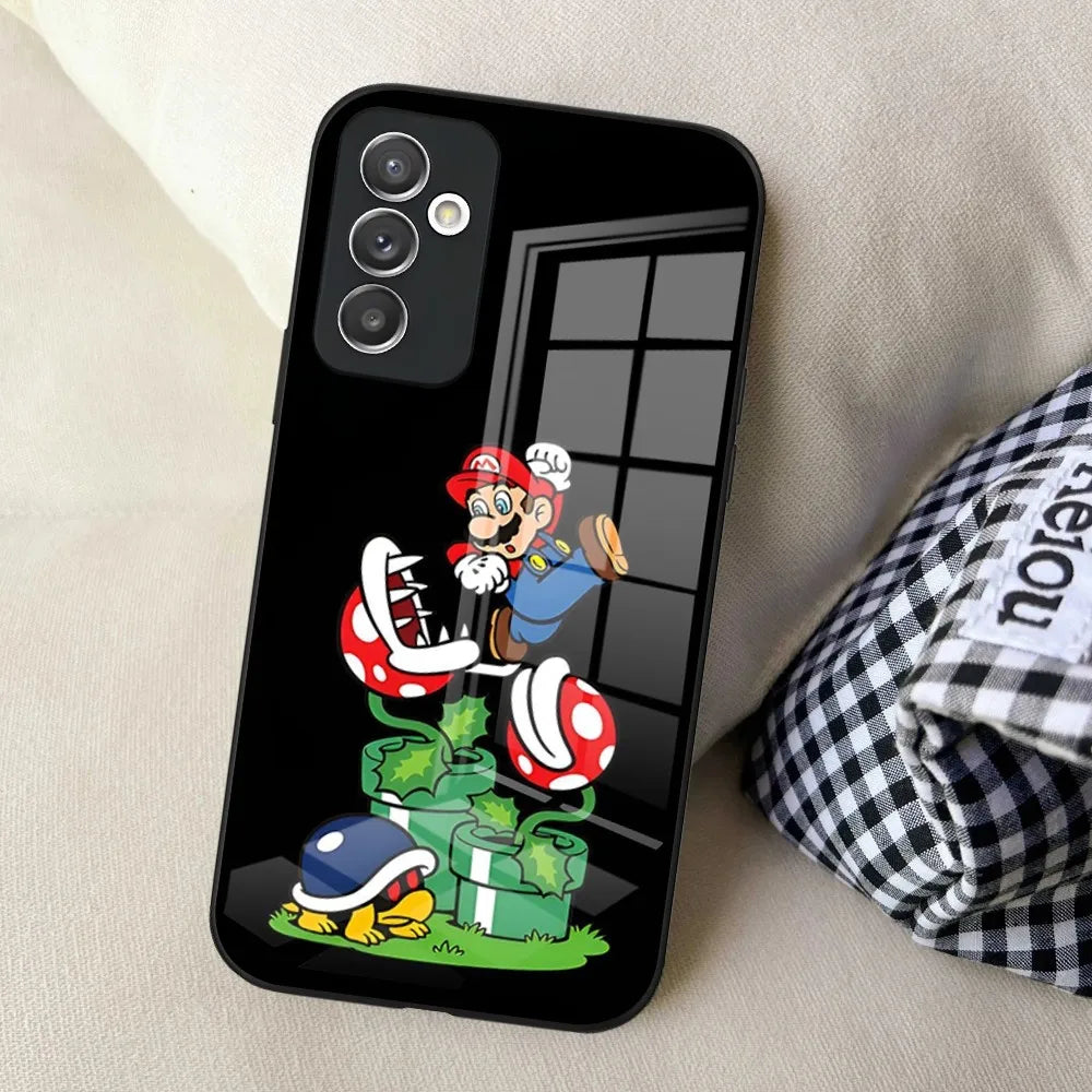 Hot Games M-Marioes Phone Case for Samsung S24 Ultra S23 S22 S20 Fe S21 Plus Galaxy A54 A34 A24 A53 Note 20 Glass Cover