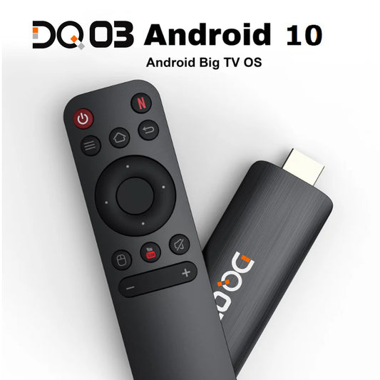 VONTAR Android 10 DQ03 Mini TV Stick QuadCore ARM Cortex A53 2G16G 4K@60fps HDR10+ 2.4G&5.8G Dual Wifi 1G8G TV BOX Android 10.0