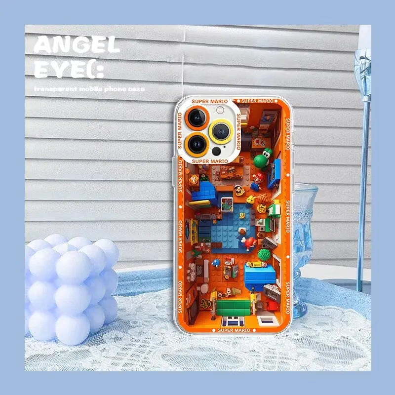 Game Super Marios Building Blocks Case For Realme C53 C55 C67 C63 C33 C30 C35 C51 C21Y C25Y C20 C21 8i 9i 9 10 12 Pro Plus 8 5G