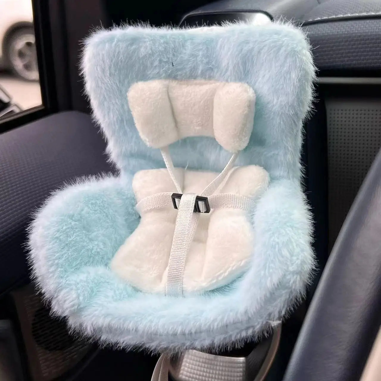 Car Doll Safety Seat for 17cm Cartoon Chair Model Car Seat Outlet Decor for Doll Car Interior Styling