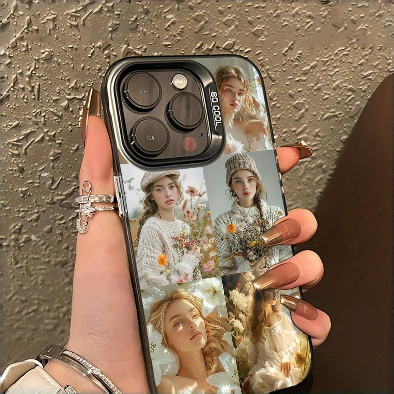 DIY Multi Photo Customized IMD Shockproof Case For iPhone 16 15 14 13 12 11 Pro Max Mini SE 2020 2022 XS XR 7 8 Plus back cover