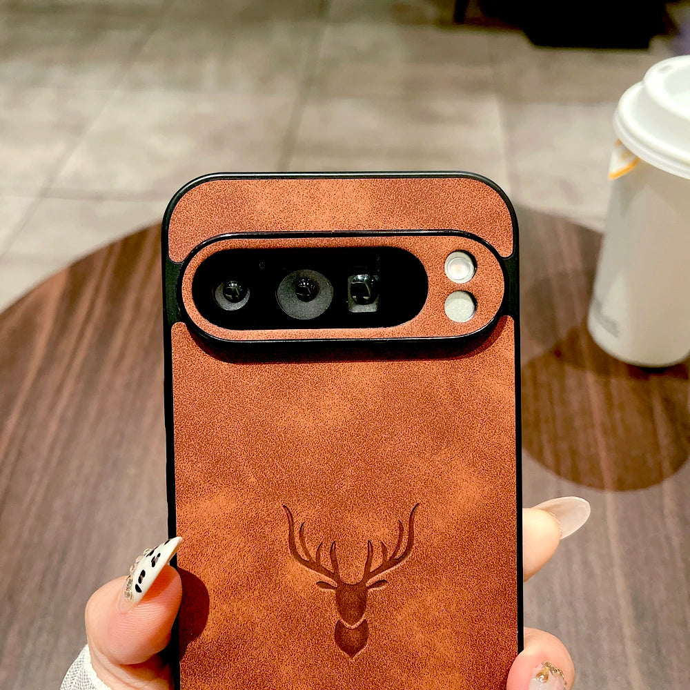 Retro Leather Case For Google Pixel 9 8 7 Pro XL A 9A 8A 7A 9Pro 8Pro 7Pro For Pixel 9 8 7 Pro XL A 9A 8A 7A Phone Retra Cover