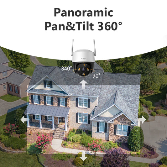 IMOU Cruiser SE+ 3MP/5MP Outdoor PTZ Wi-Fi Camera IP66 Weatherproof Camera Two Way Audio Color Night Vision AI Human Detection